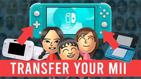 transfer mii to Nintendo switch